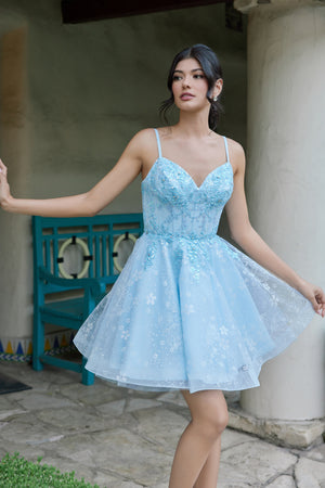 Juliet JT985L homecoming dress front view