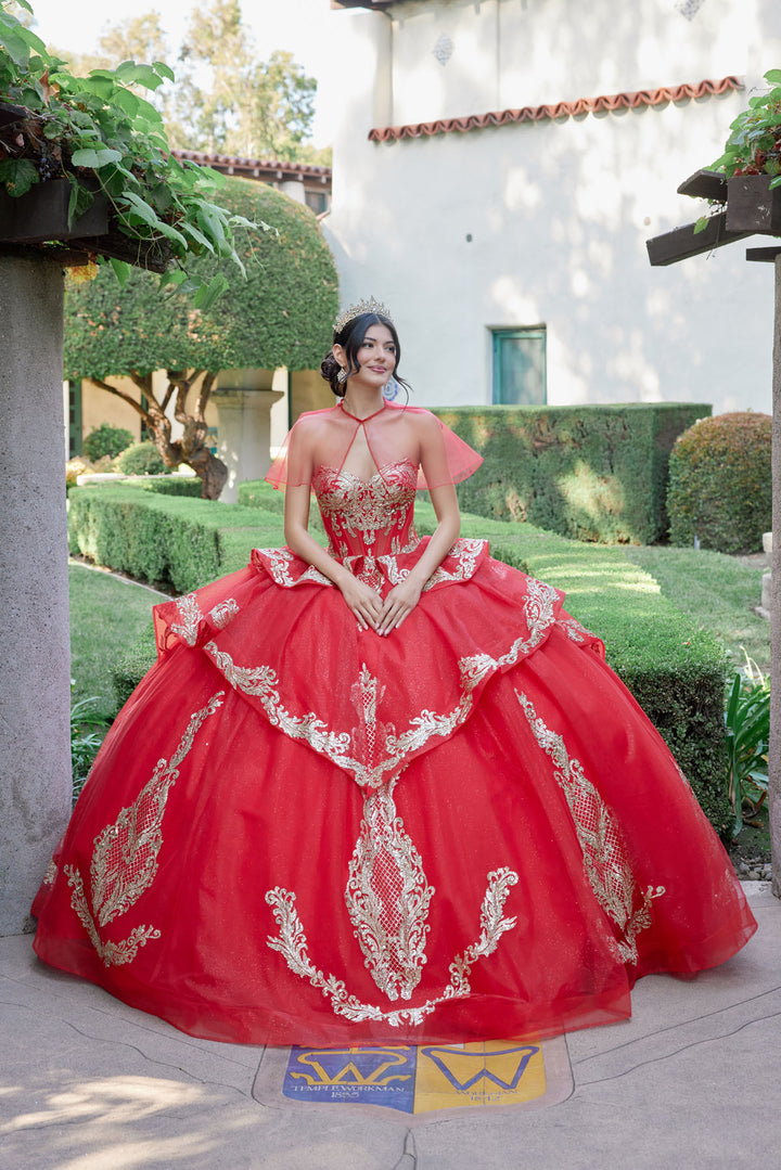 Juliet JT1511H quinceanera ball gown front view, option 2