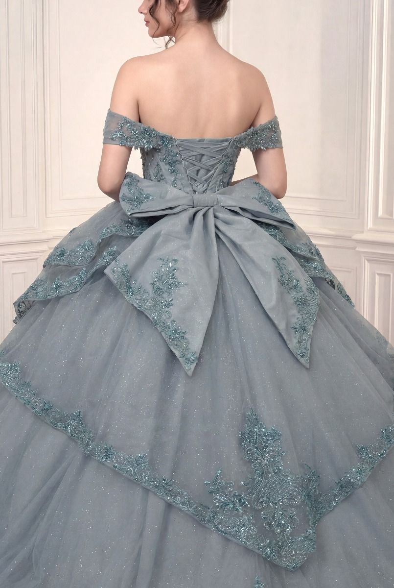 Ladivine 15729 Glitter Lace Quinceanera Dress