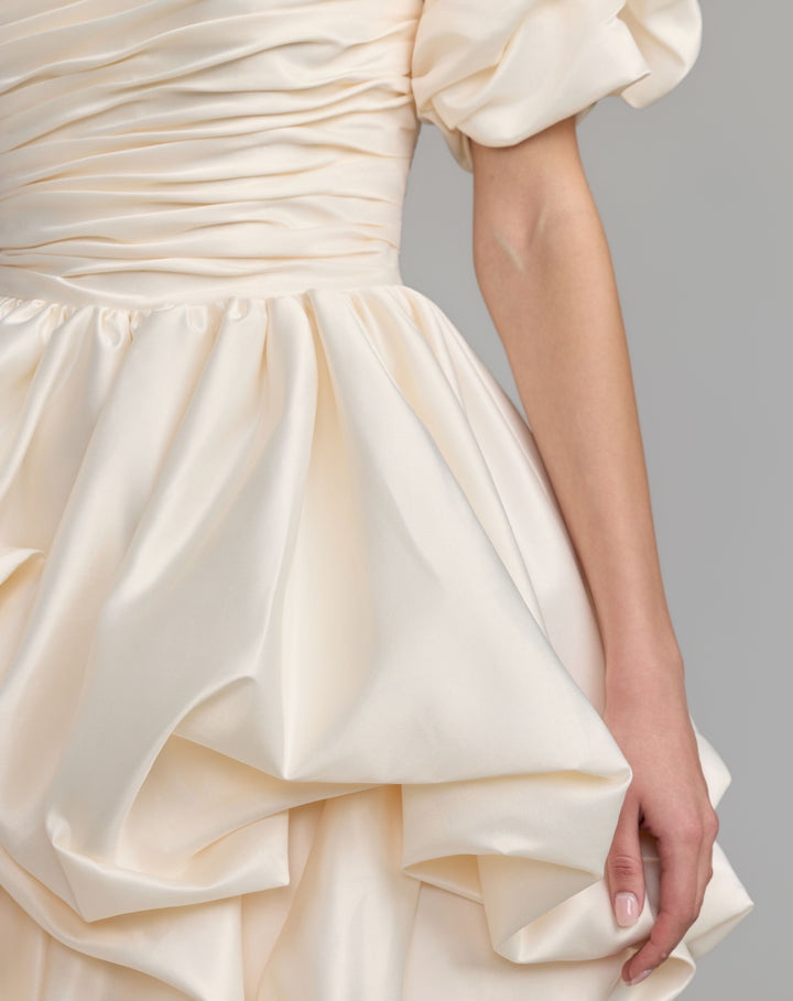 Mac Duggal 21546 One Shoulder Bubble Hem Mini Dress