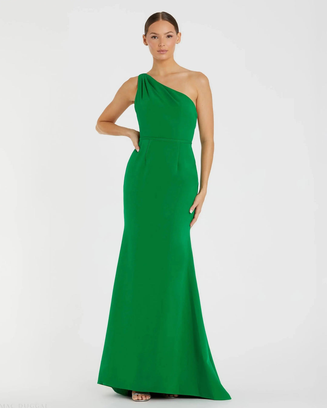 Mac Duggal 26266 One Shoulder Crepe Mermaid Gown