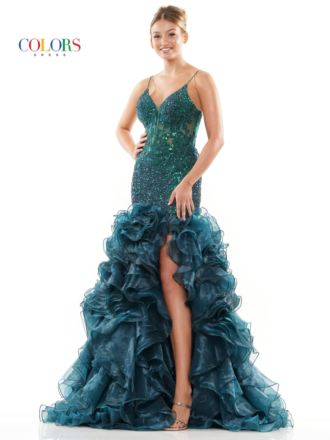 COLORS 3214 DRESS - FOSTANI