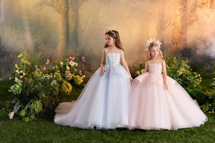 Pentelei 3917 Beaded Corset Ball Gown Kids