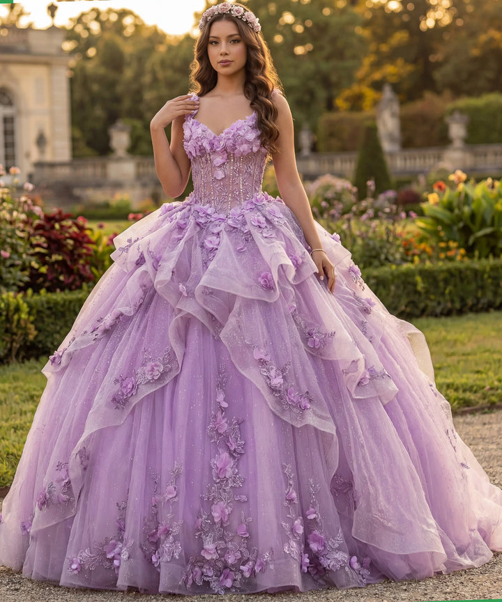 Jovani Q43810 Sweetheart Sleeveless Corset Quinceanera Dress
