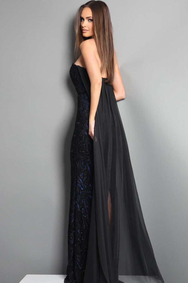 Jovani 45306 Strapless Sleeveless Corset-Style Evening Dress