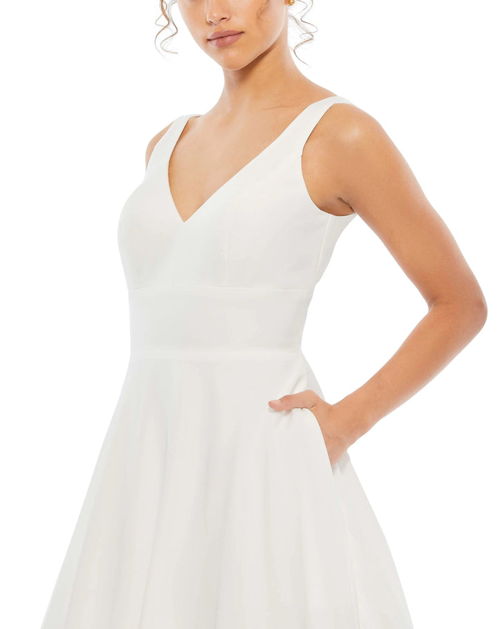 Mac Duggal 48924 Classic Sleeveless A-Line Gown with Pockets