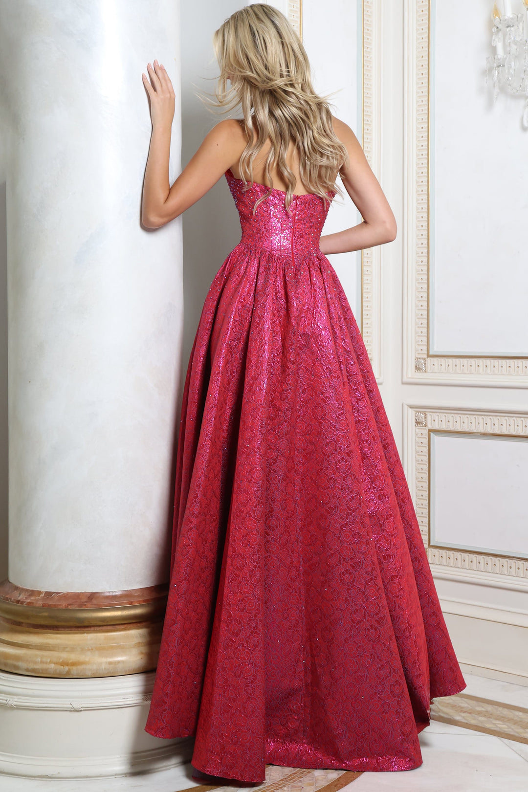 Jovani 51925 prom dress - 3-quarter view