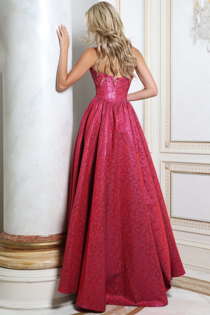 Jovani 51925 prom dress - 3-quarter view