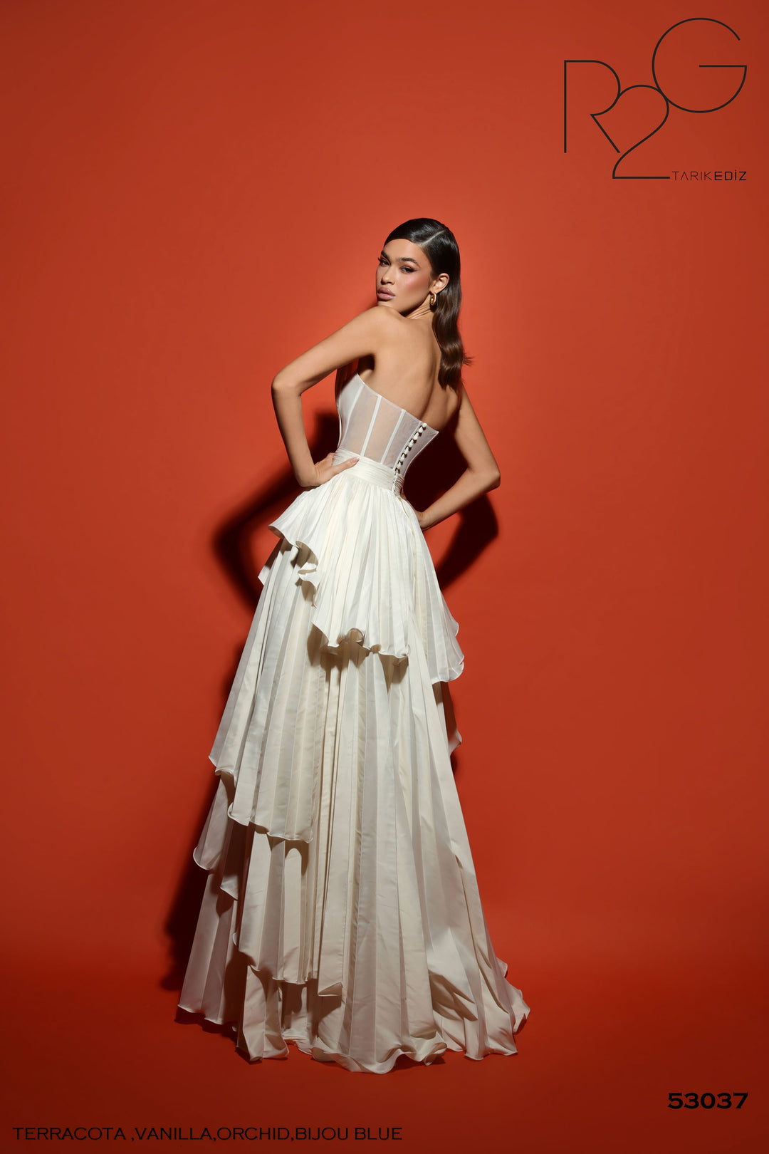 TARIK EDIZ 53037 DRESS - FOSTANI