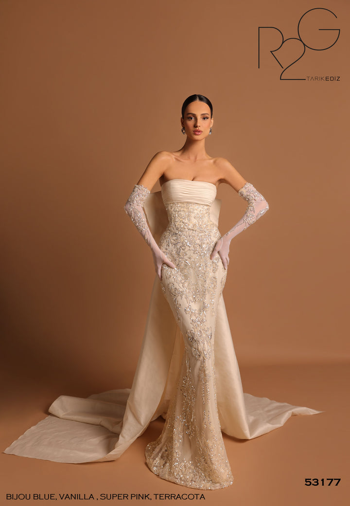 TARIK EDIZ 53177 DRESS - FOSTANI