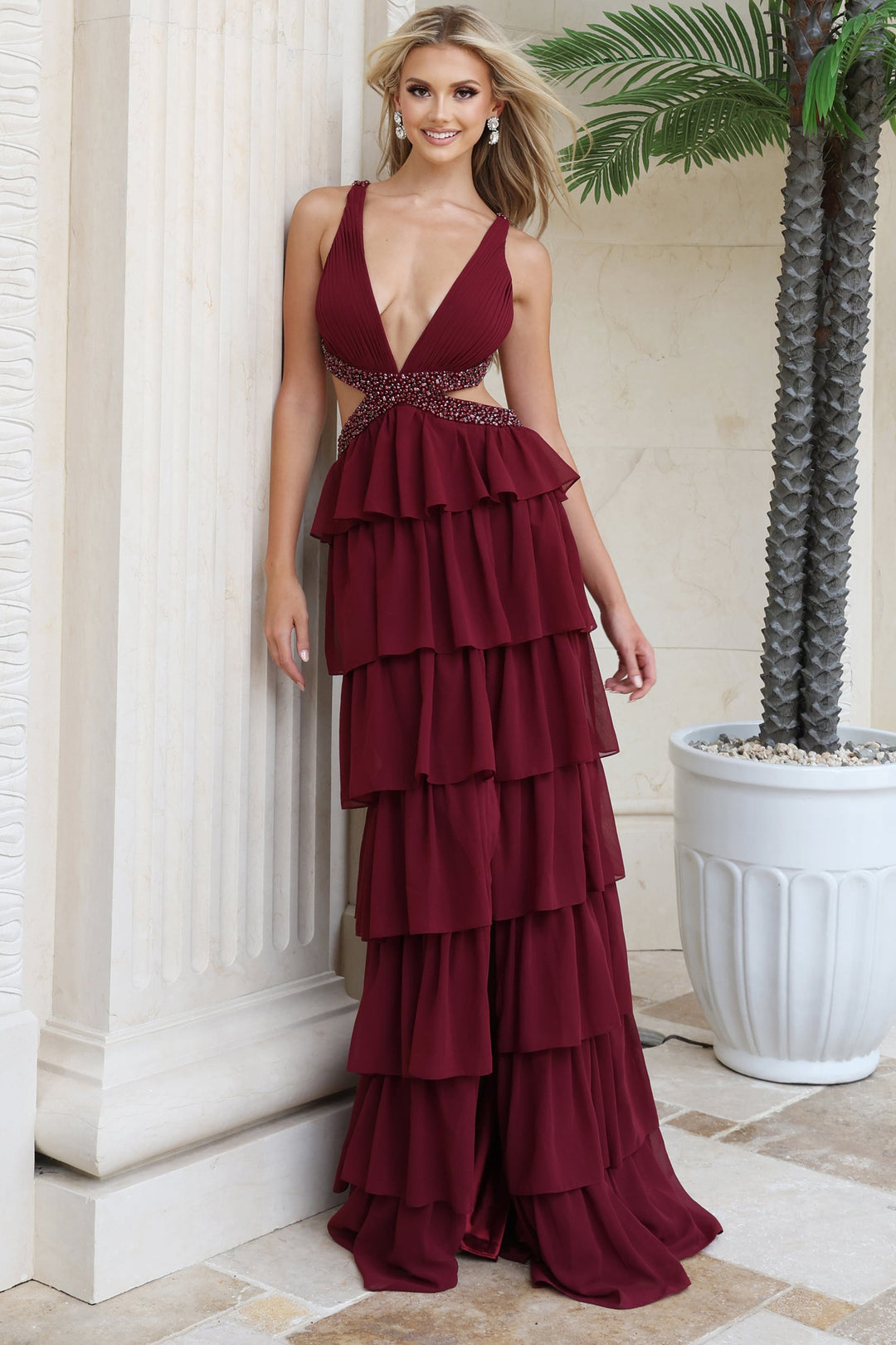Jovani 54029 prom dress - front view