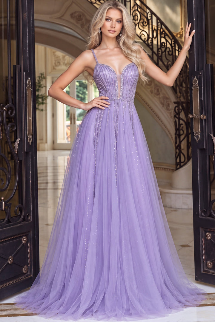 Jovani 54821 Sweetheart Beaded Corset A-Line Ball Gown full length view