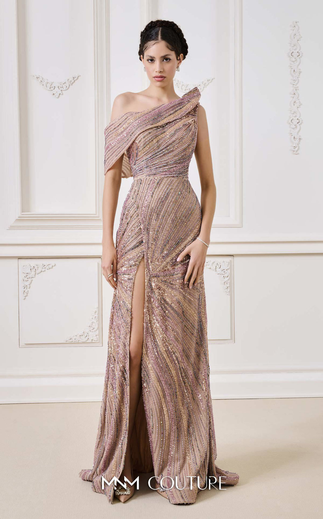 MNM Couture B1137 gown, front view