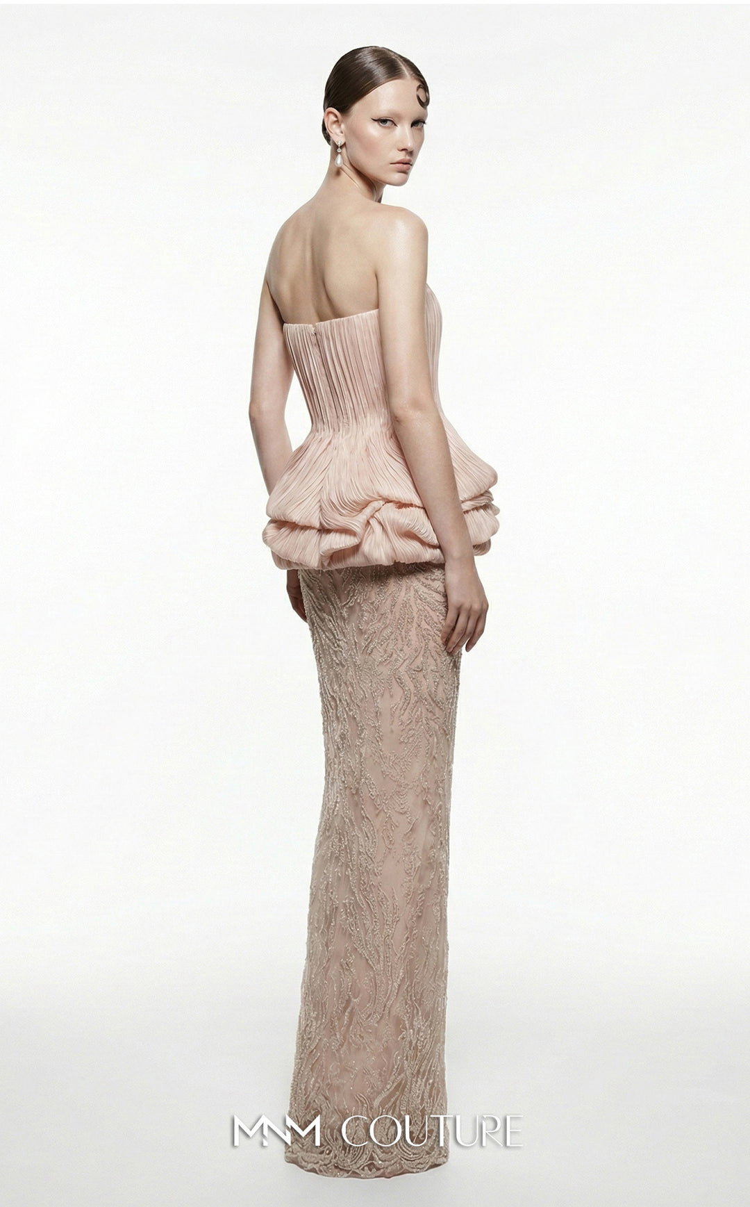 MNM Couture B1228 back three-quarter view