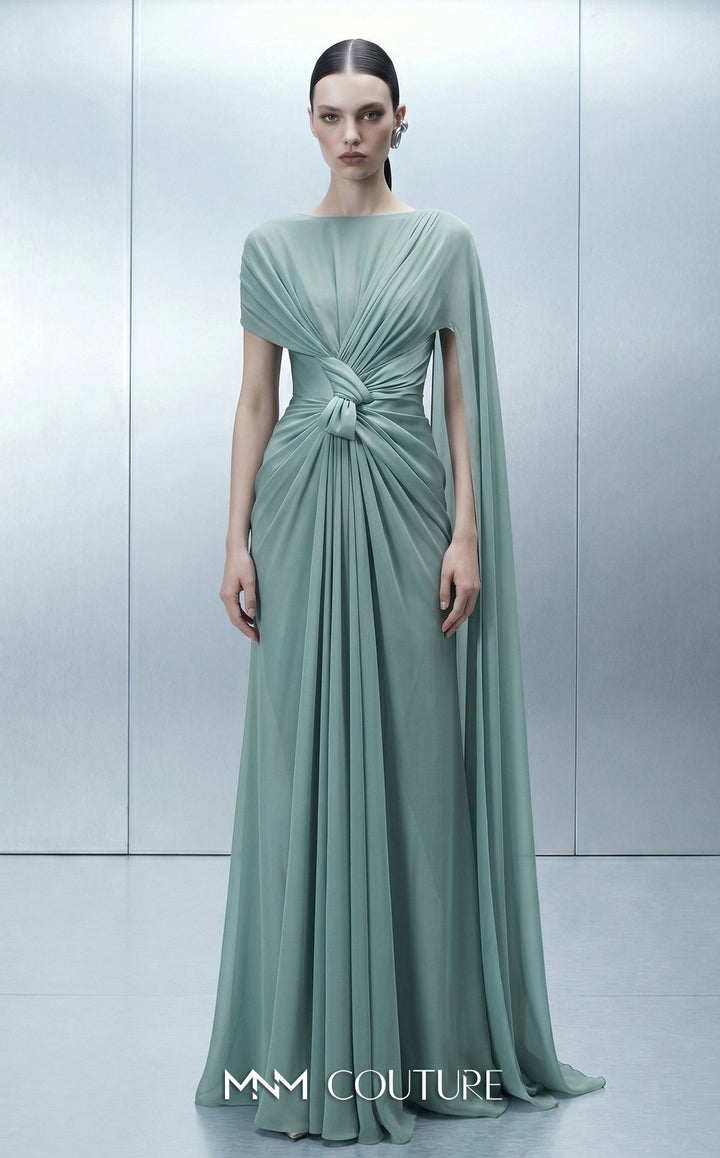 MNM Couture E0160 Sleeveless Floor-Length Couture Dress