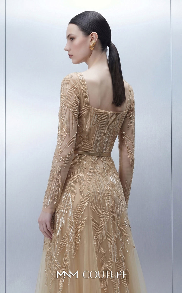 MNM Couture E0178 gown, waist detail