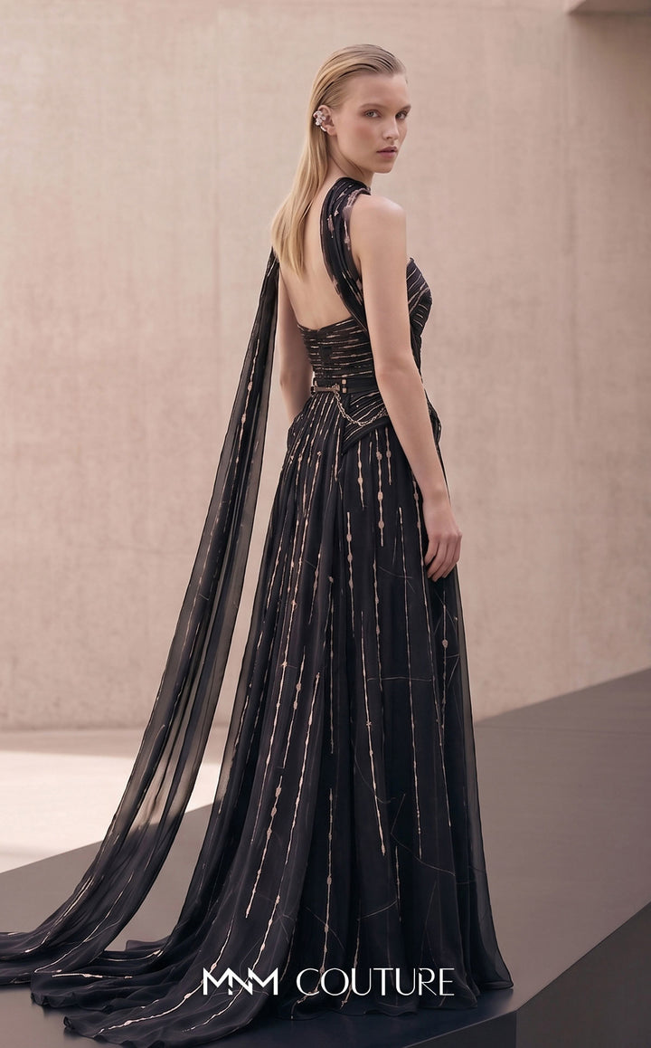 MNM Couture E0182 gown, back view