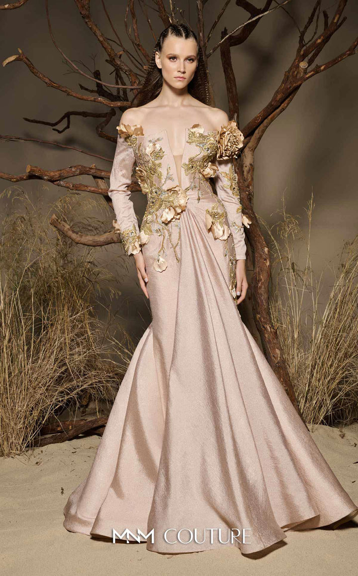Fouad Sarkis F02986 Sweetheart Sleeveless Structured Couture Dress