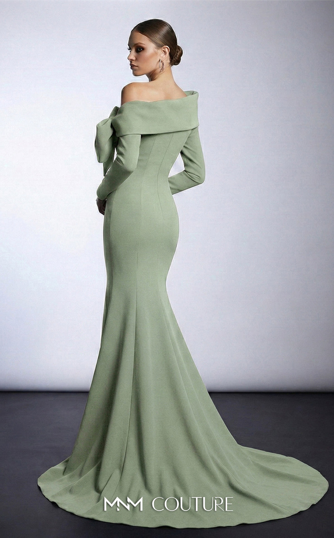 Fouad Sarkis F03007 gown, alternate colourway back view