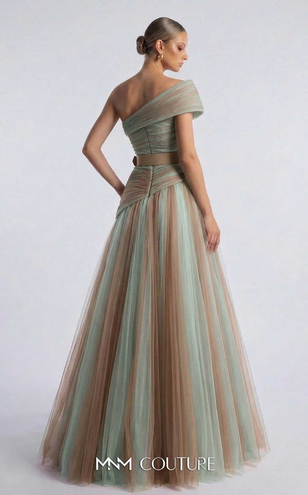 Fouad Sarkis F03008 Sleeveless A-Line Couture Dress
