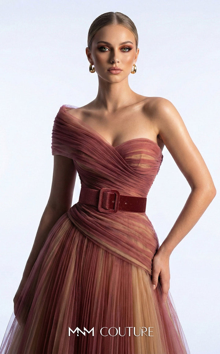Fouad Sarkis F03008 Sleeveless A-Line Couture Dress
