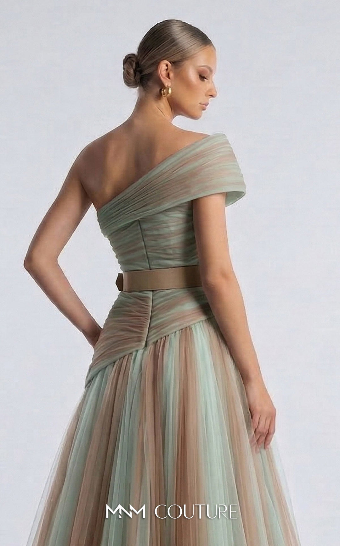 Fouad Sarkis F03008 Sleeveless A-Line Couture Dress