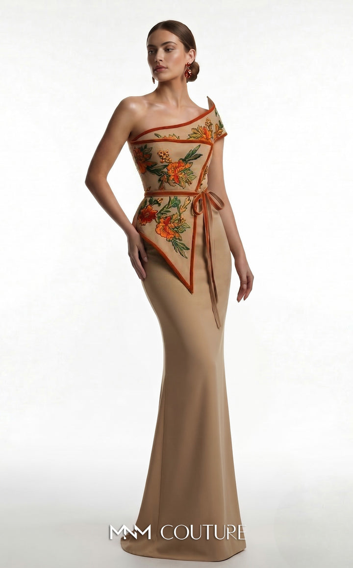 Fouad Sarkis F03023 gown, front view without overskirt