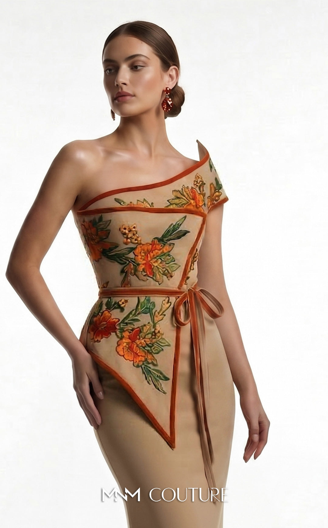 Fouad Sarkis F03023 gown, embroidery detail