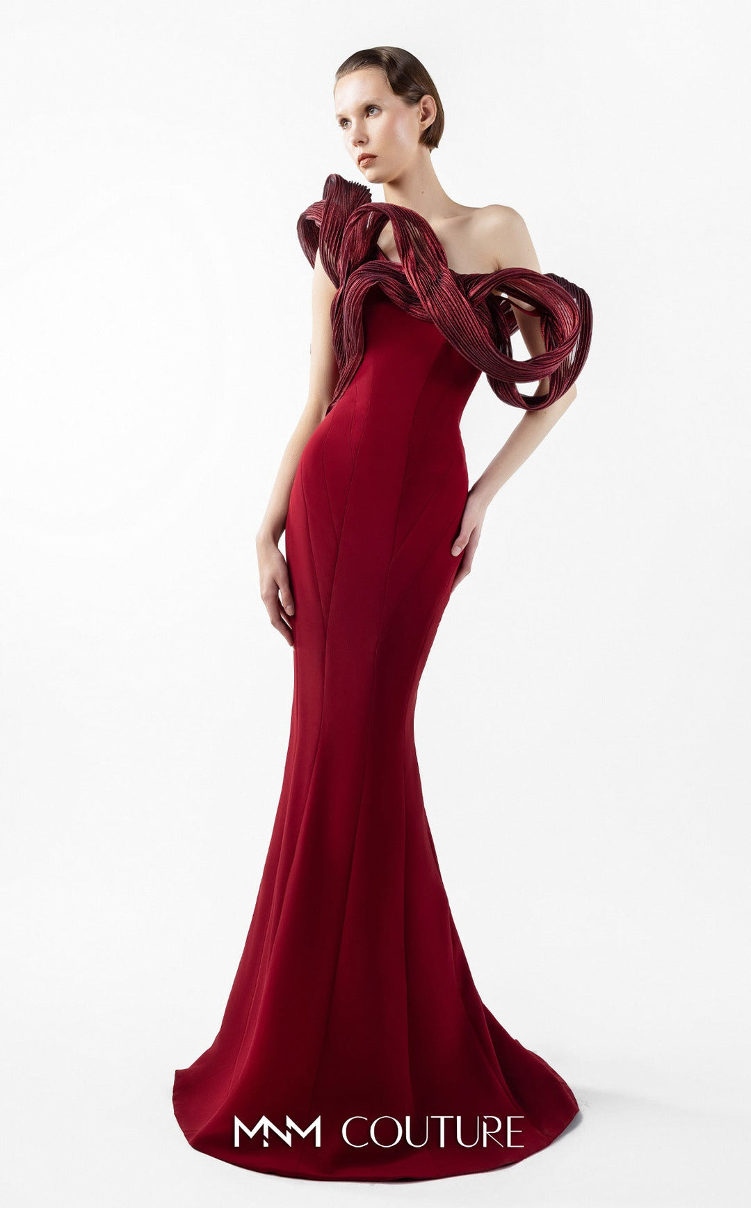 Gaby Charbachy G2009 Off-the-Shoulder Trumpet Mermaid Couture Dress