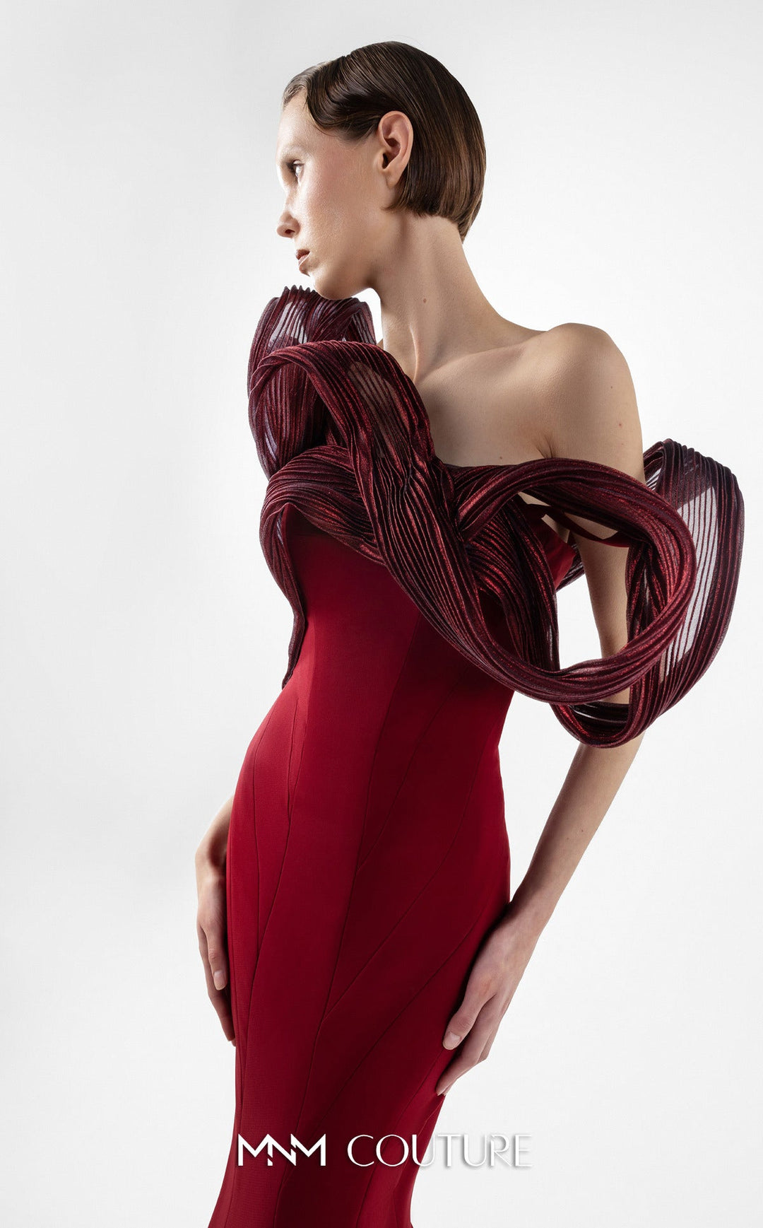 Gaby Charbachy G2009 Off-the-Shoulder Trumpet Mermaid Couture Dress