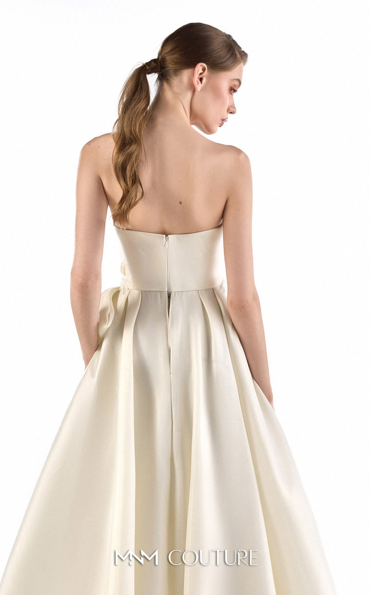Gaby Charbachy G2201 couture gown, overskirt back view