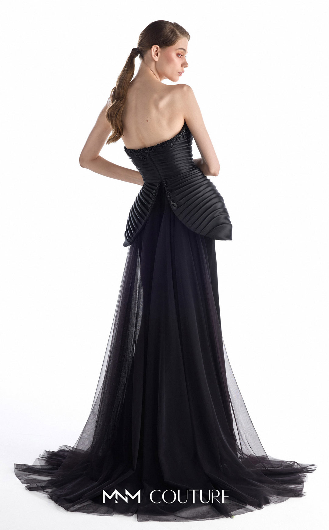 Gaby Charbachy G2202 couture gown, back view