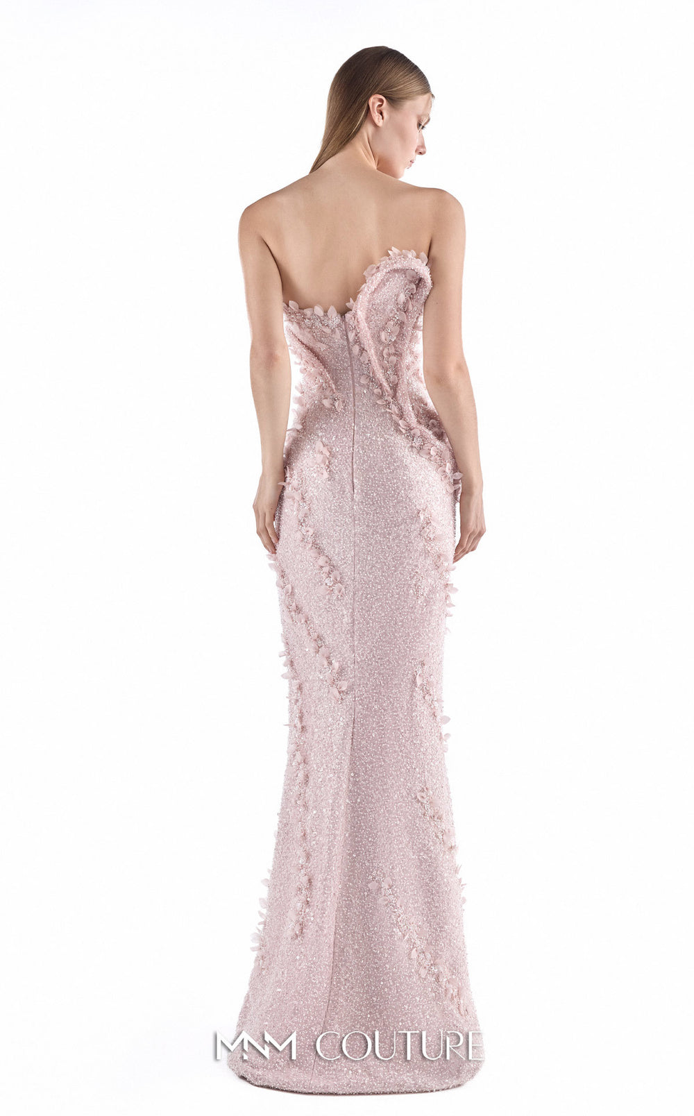 Gaby Charbachy G2208 couture gown, back view