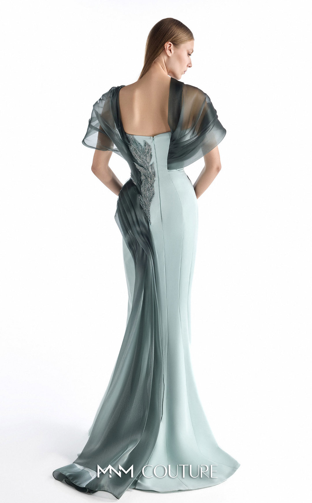 Gaby Charbachy G2240 couture gown, back view