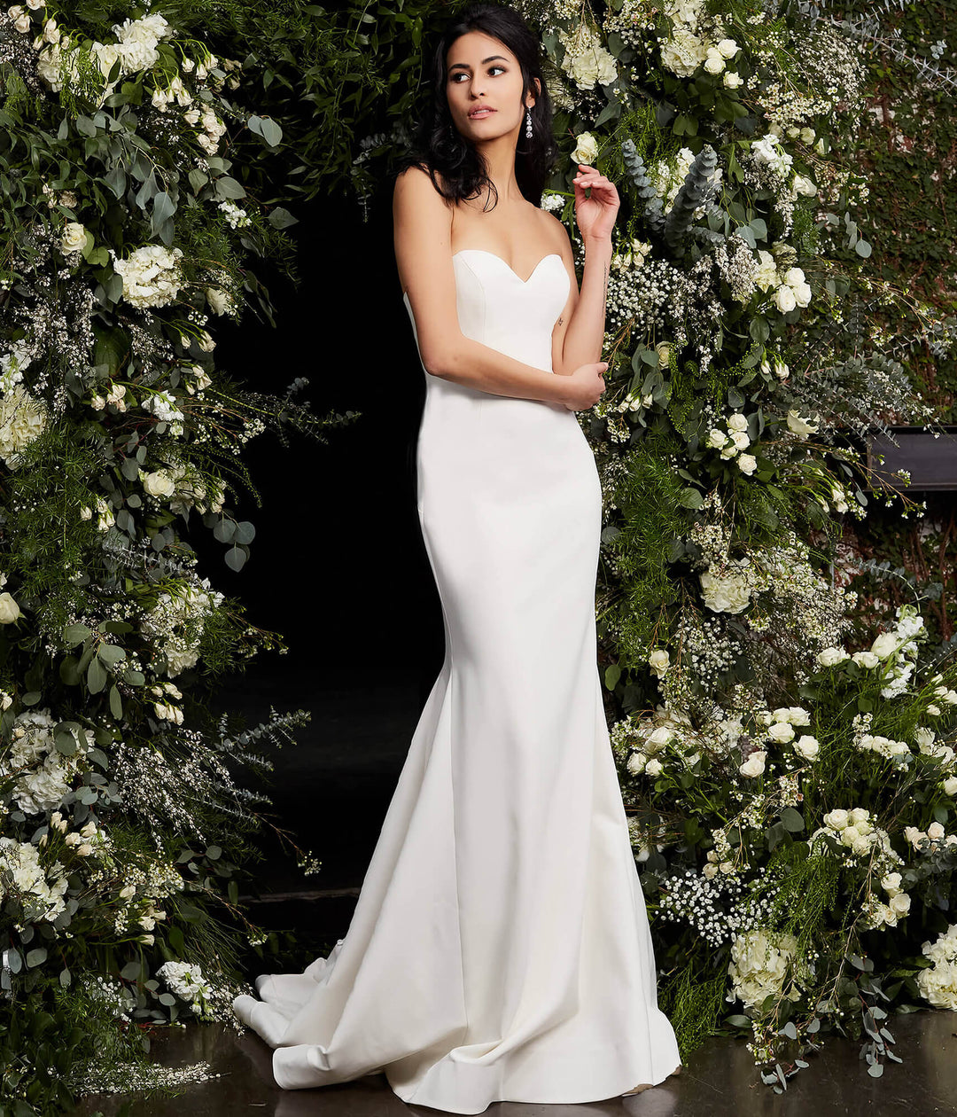 Jovani JB06912 Ivory Strapless Sweetheart Neck Wedding Dress