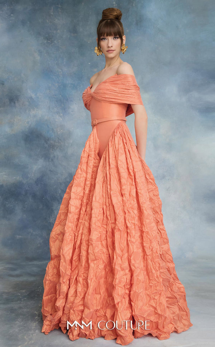 MNM Couture N0722 gown, front view alternate