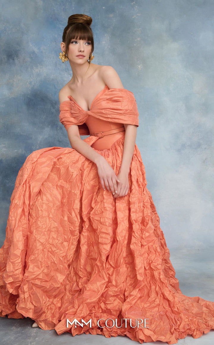 MNM Couture N0722 gown, bodice and yoke detail