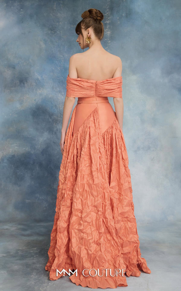 MNM Couture N0722 gown, back view