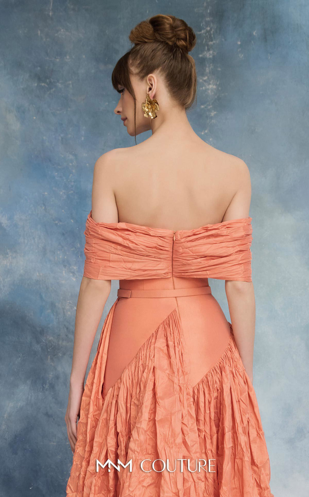 MNM Couture N0722 gown, skirt detail