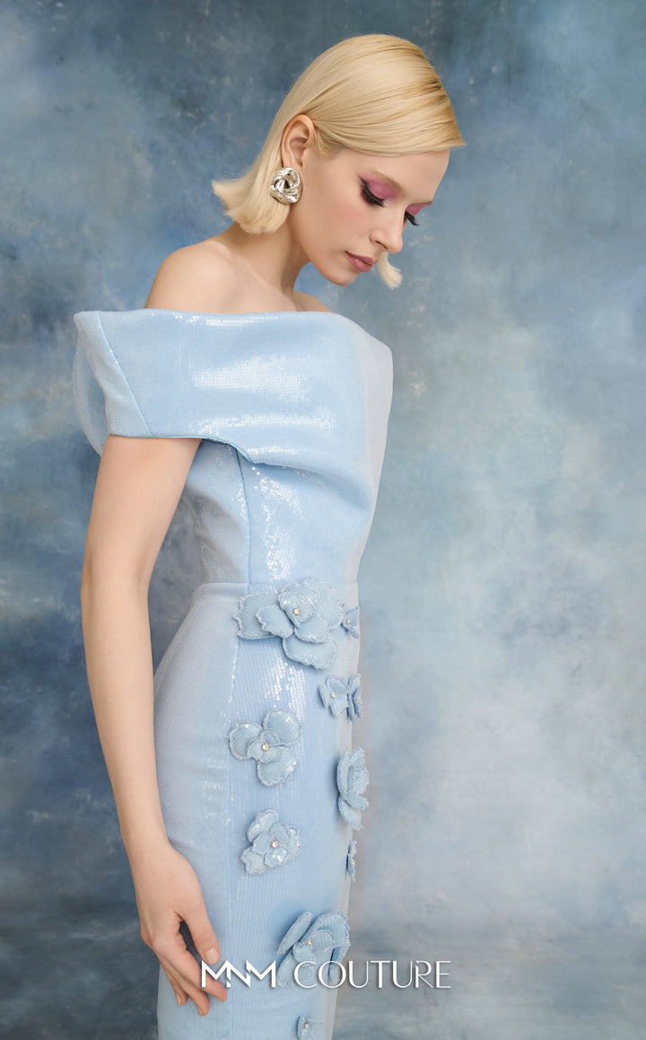 MNM Couture N0723 gown, alternate colourway front view