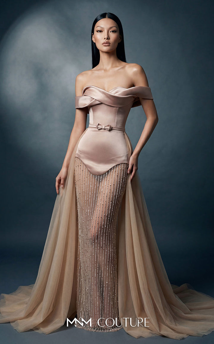 MNM Couture N0760 evening gown, front view