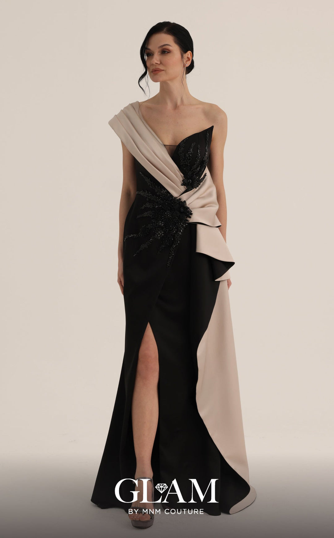 MNM Couture O07853 Sweetheart Sleeveless Modified A-Line Couture Dress