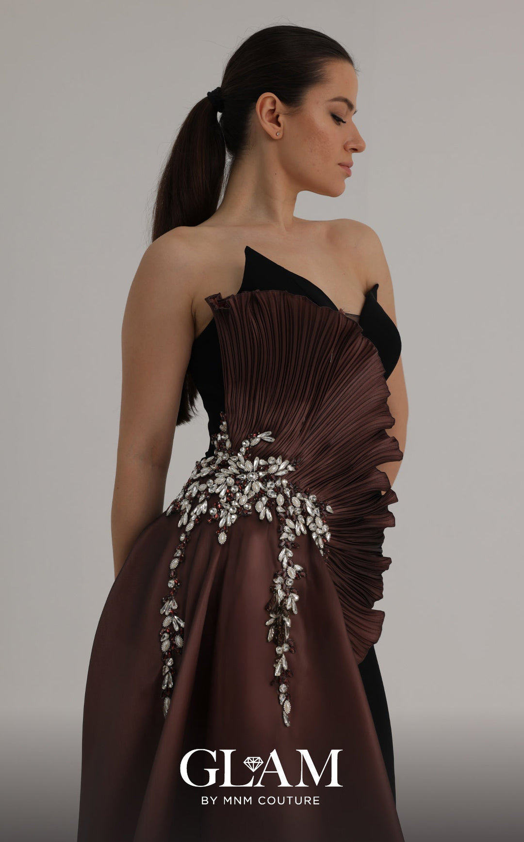 MNM O07862 Sweetheart Sleeveless Mermaid Couture Dress