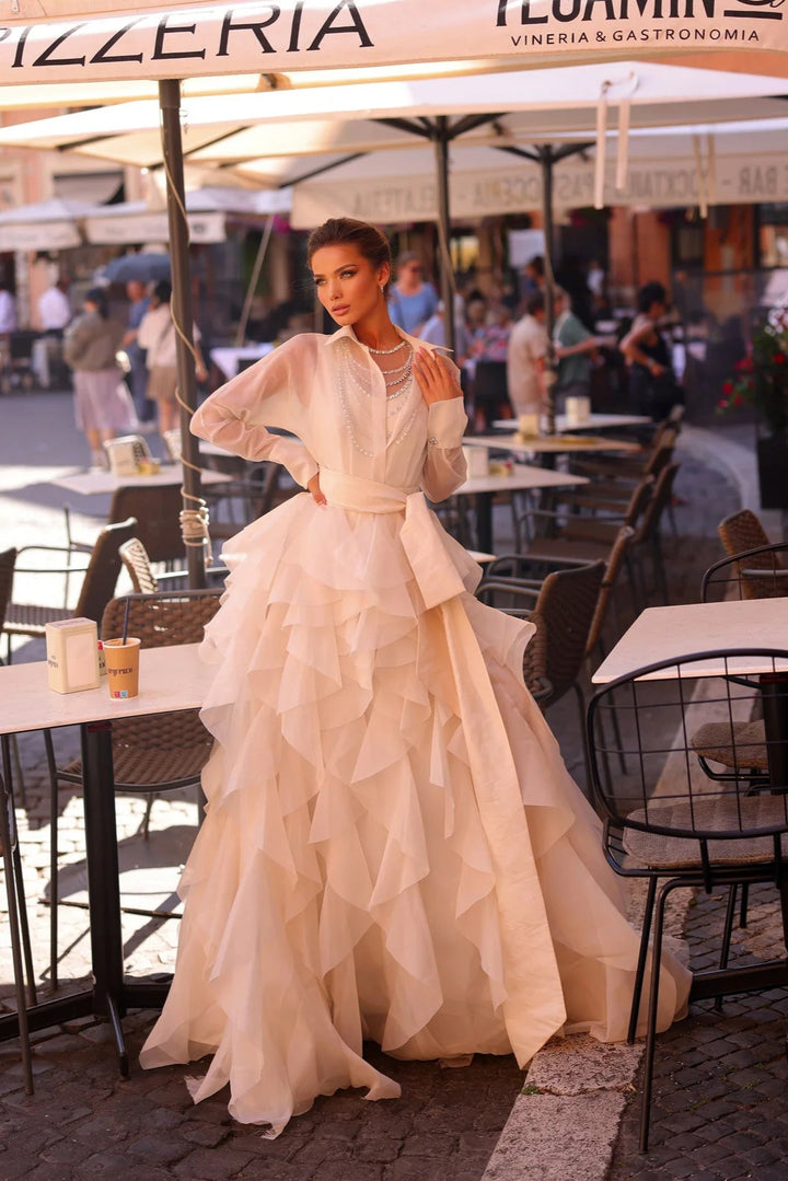 Tarik Ediz 98836 Dress - FOSTANI.com