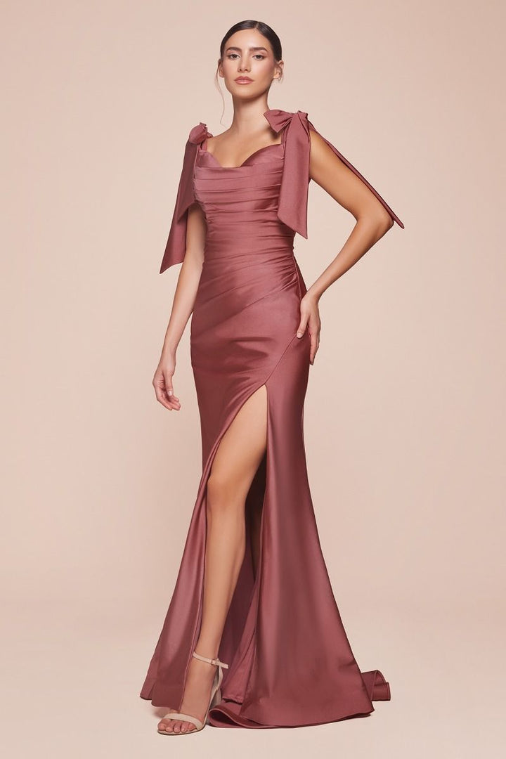 Ladivine CD943 Sweetheart Off The Shoulder Pleated Waist Prom Dress 2026 - FOSTANI.com