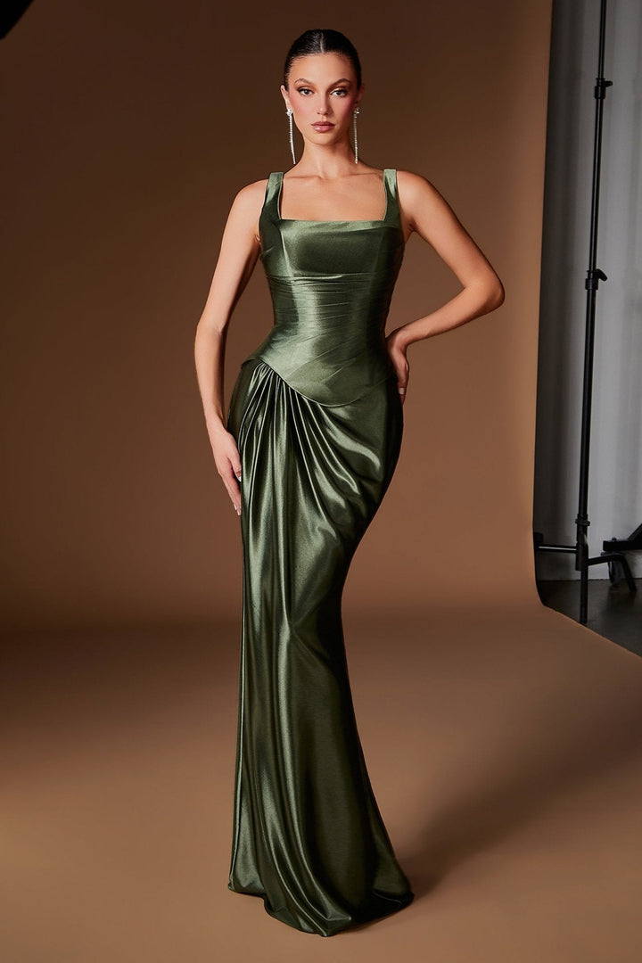 Ladivine CH2604 Beaded Floral Lace Bridesmaid Dress