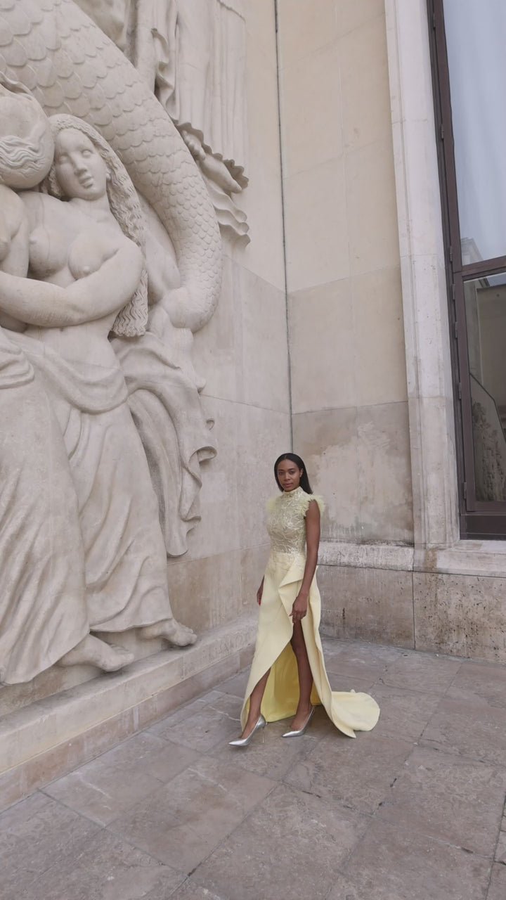 Abdo Aoude SS4 Beaded Couture Dress