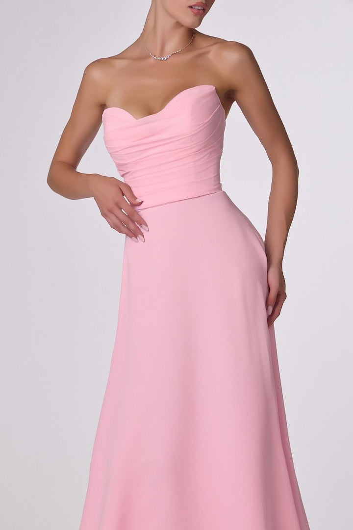 Amoris T703 Strapless Corset Prom 2026 Dress