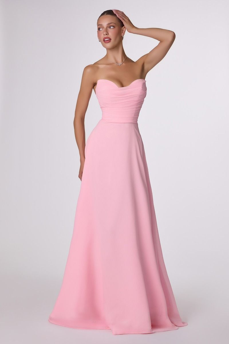 Amoris T703 Strapless Corset Prom 2026 Dress